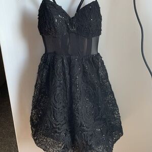 Black homecoming dress